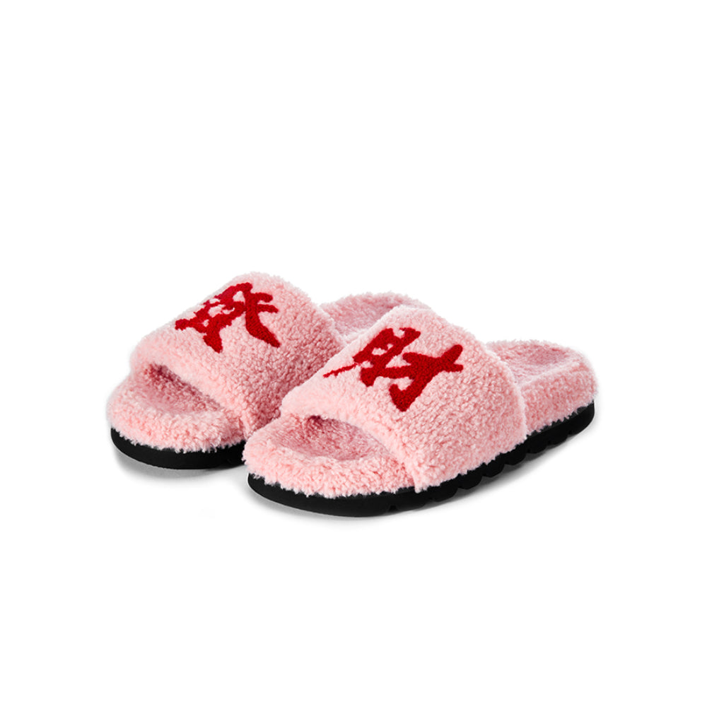 Laber Three Thick-Soled Fortune Slipper Pink - Streetcn