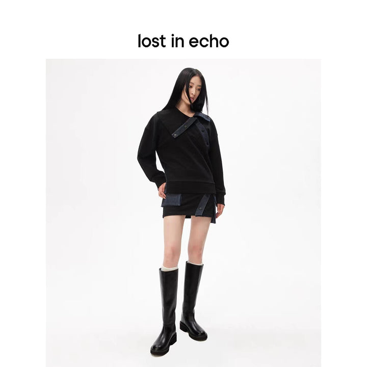 Lost In Echo High Cavalry Boots Black - Mores Studio