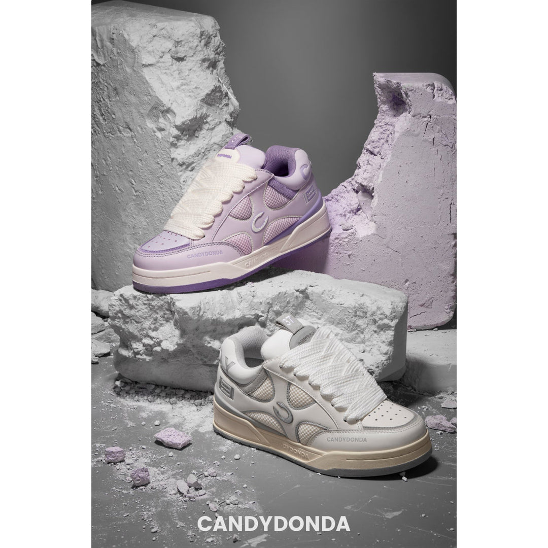 CANDYDONDA Basic Curbmelo Sneaker White Cement - Mores Studio