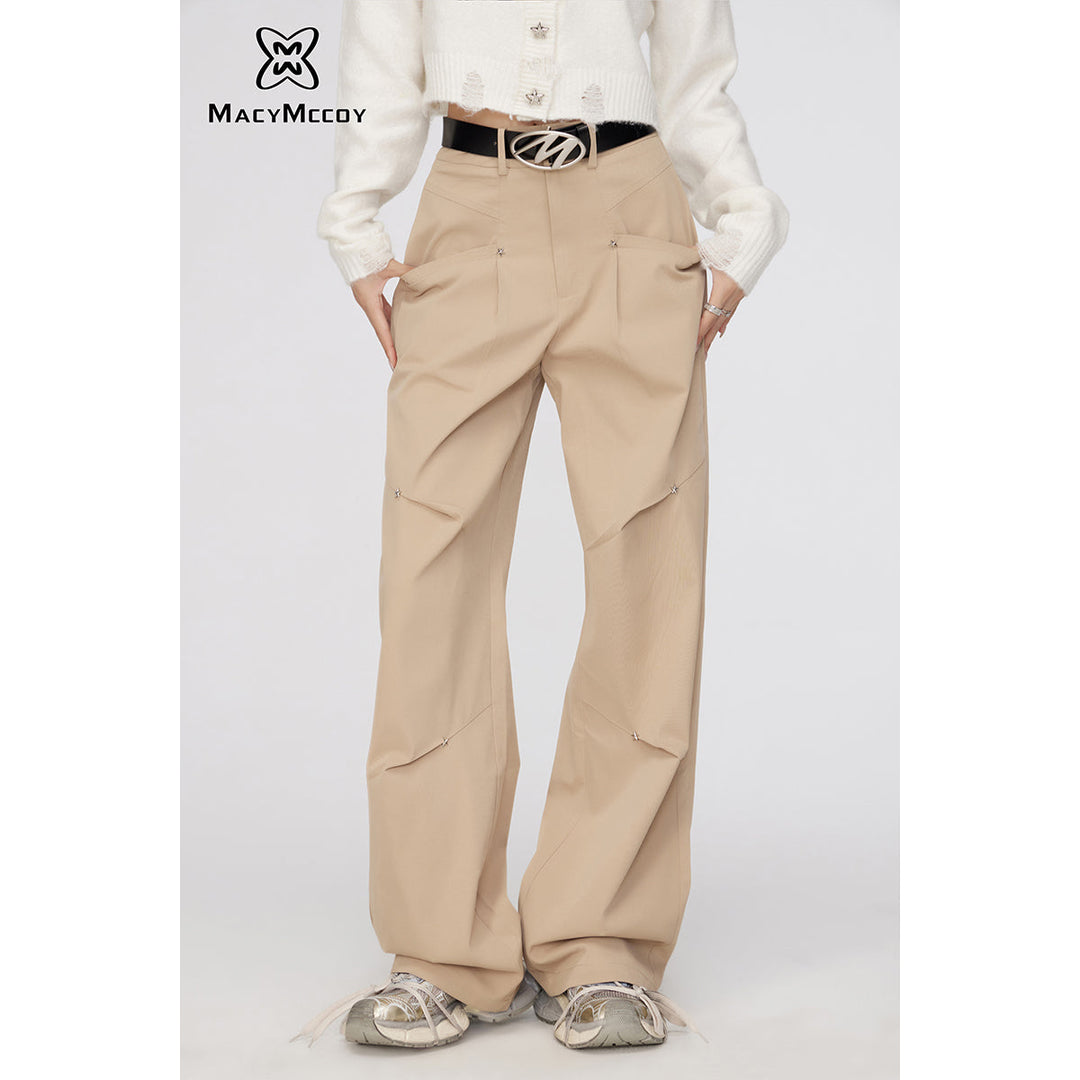 MacyMccoy Star Folded Oversized Cargo Pants - Mores Studio