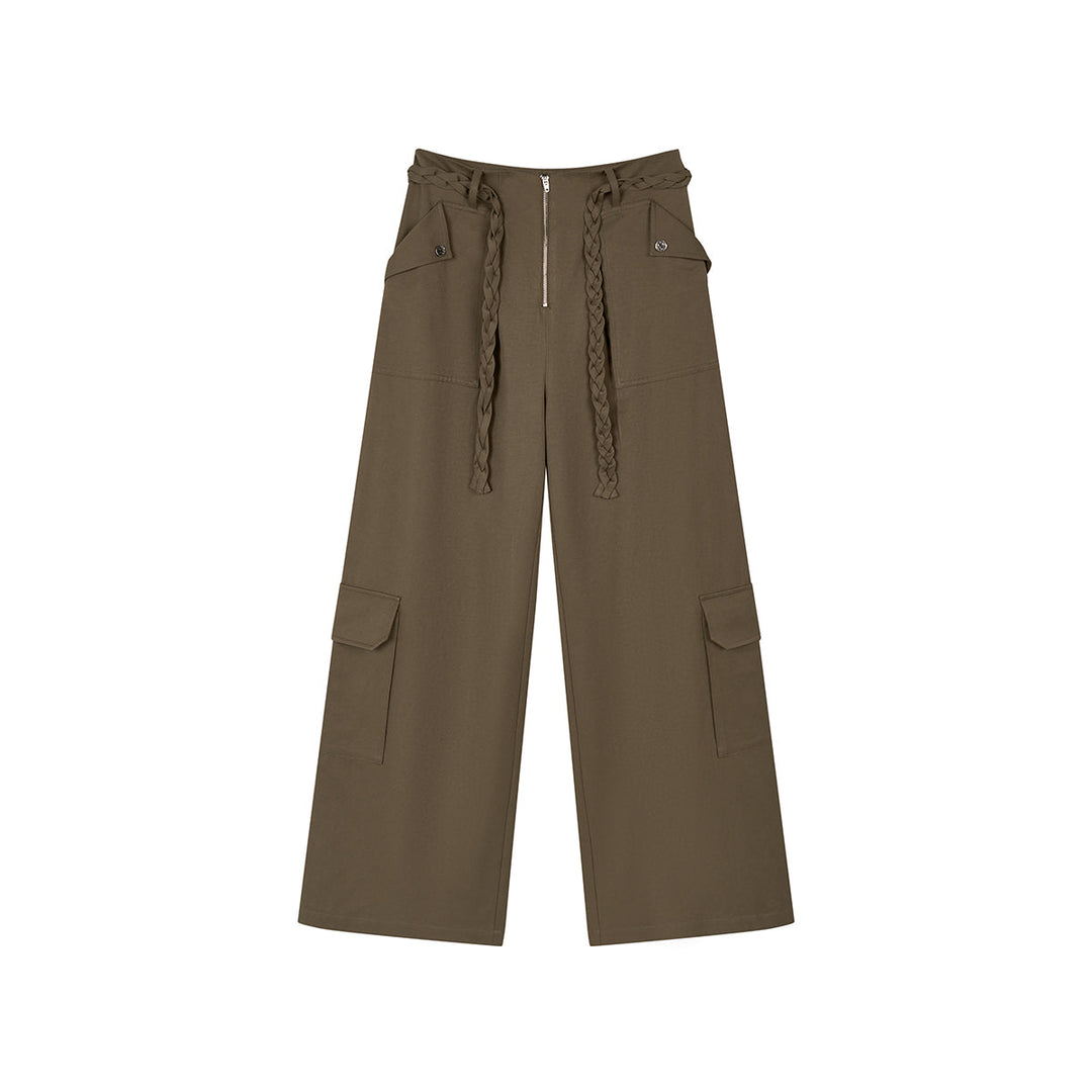 Via Pitti Vintage Big Pockets Cargo Pants Khaki