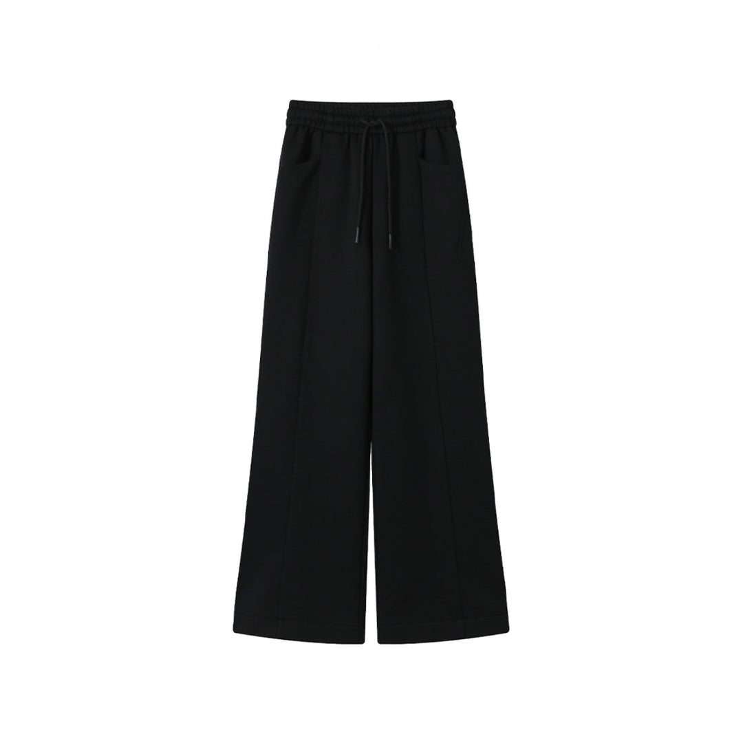 SomeSowe Cutting Casual Sweatpants Black - Mores Studio