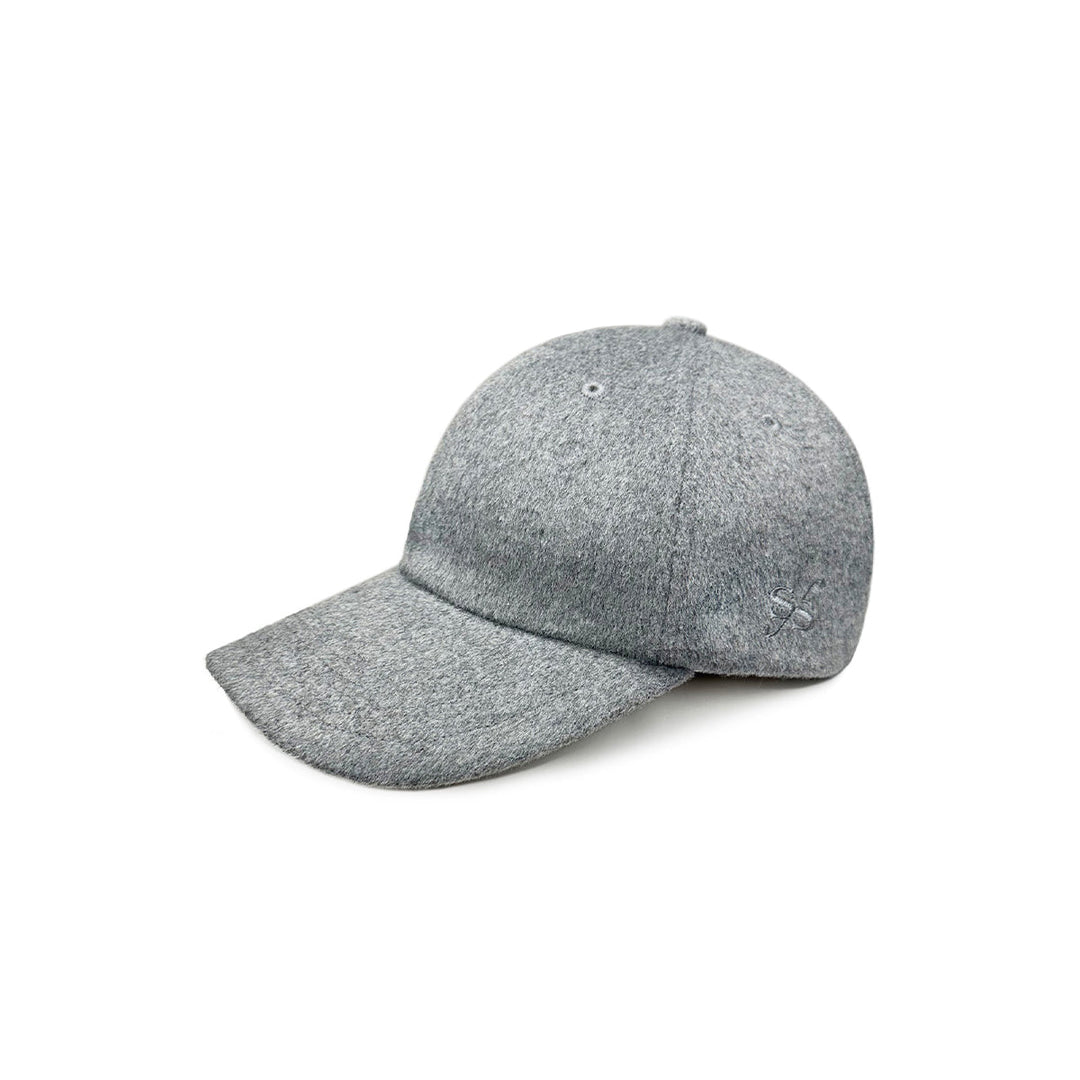 SomeSowe Logo Embroidery Woolen Cap Grey - Mores Studio