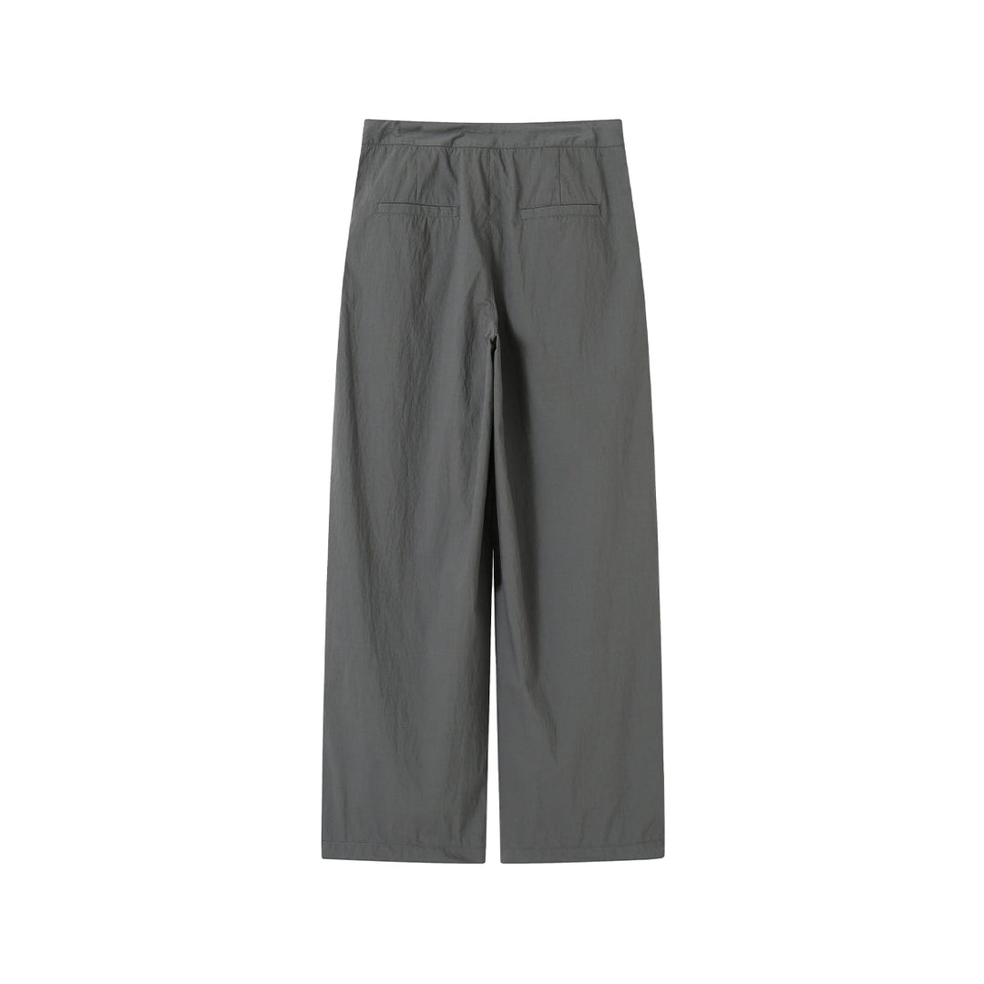 SomeSowe Bow Drawstring Cargo Pants Gray