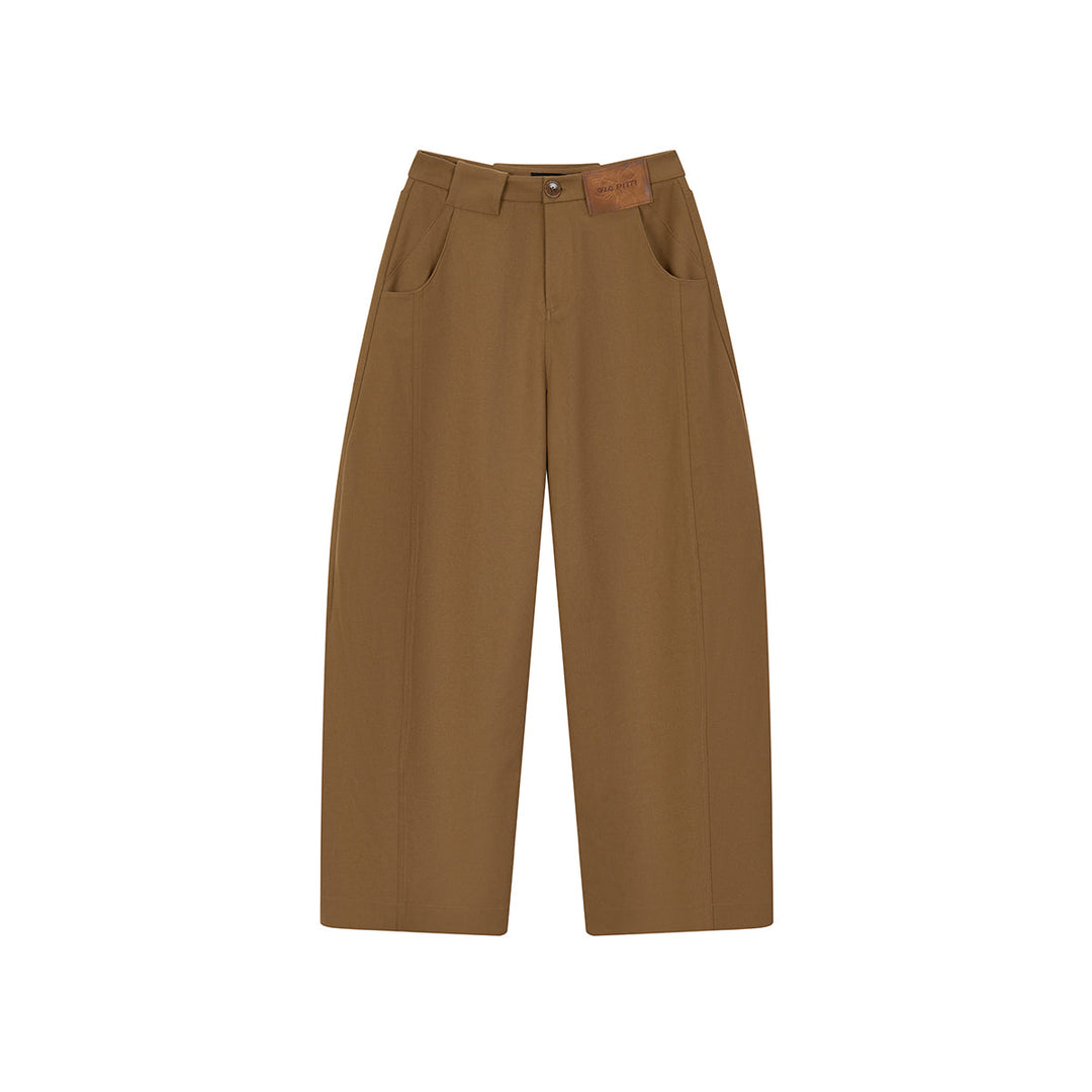 Via Pitti Casual Loose Machete Pants Khaki