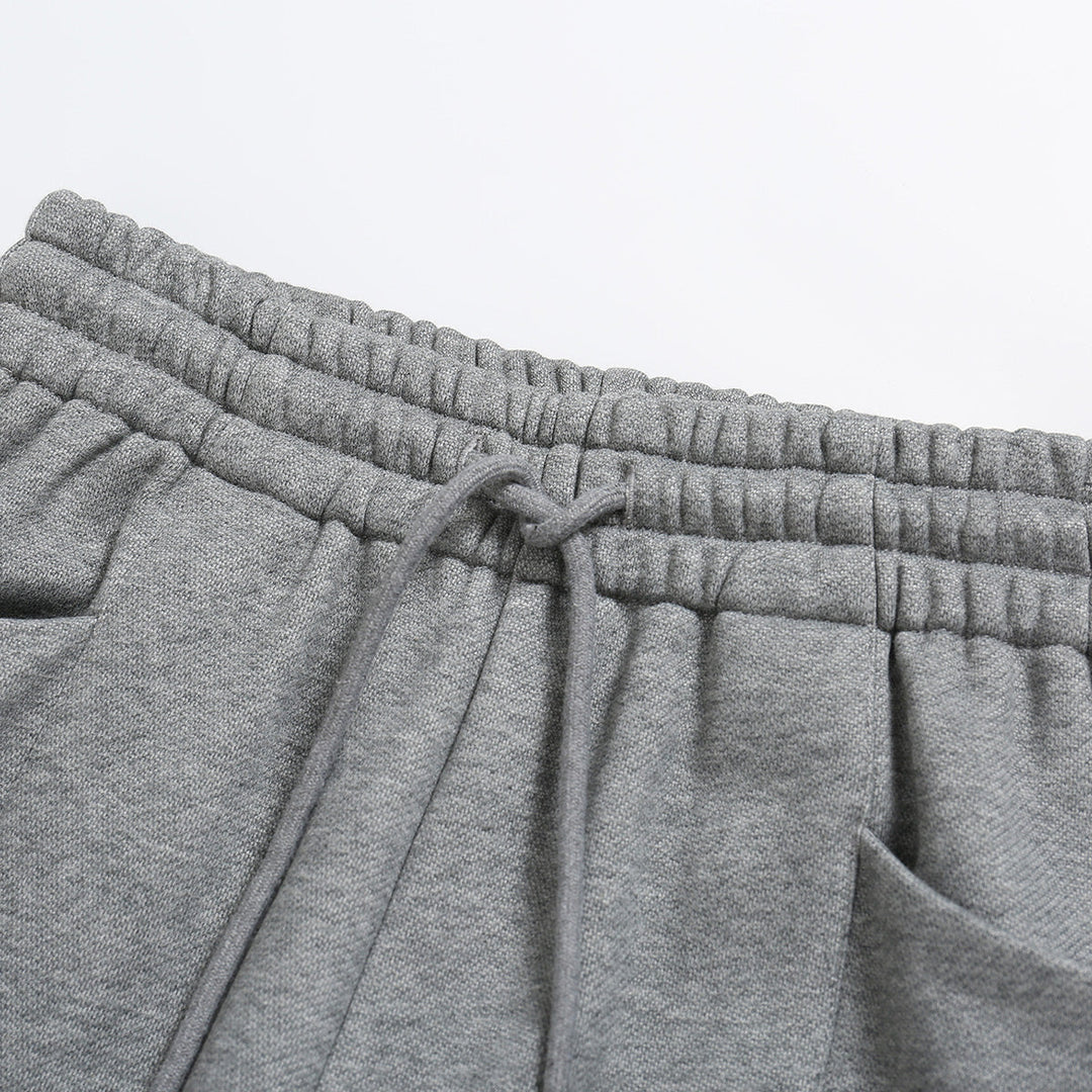 SomeSowe Cutting Casual Sweatpants Grey - Mores Studio