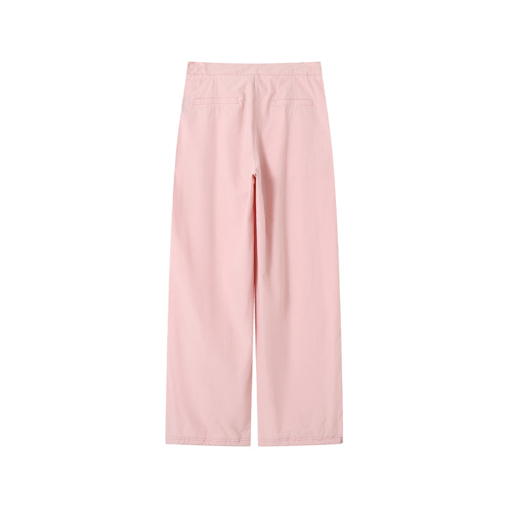 SomeSowe Bow Drawstring Cargo Pants Pink