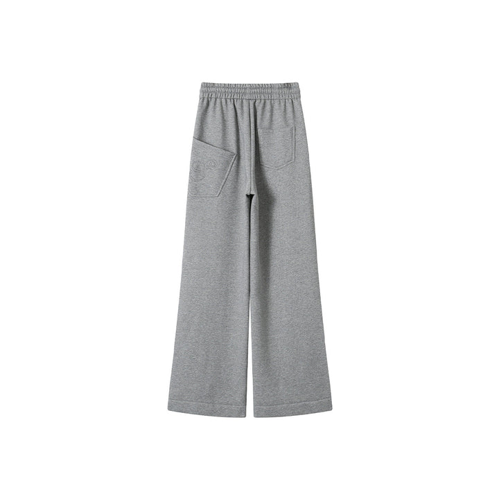 SomeSowe Cutting Casual Sweatpants Grey - Mores Studio